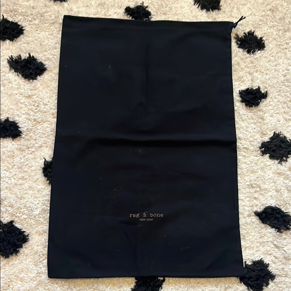 Rag & Bone one Black Dust Bag 15x22.5